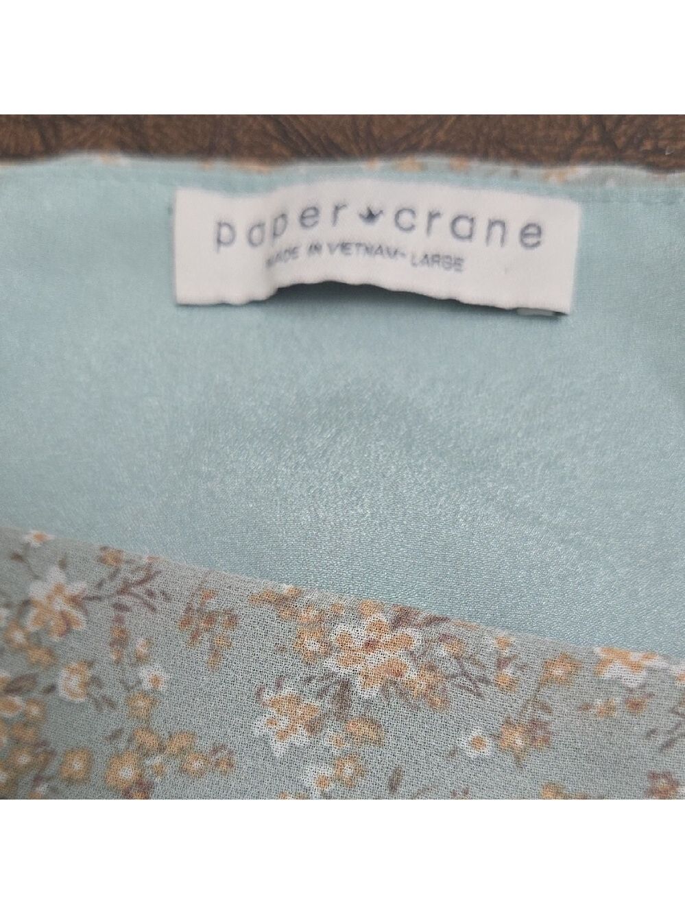 Paper Crane Green Tiered Camisole Top - Picture 6 of 8